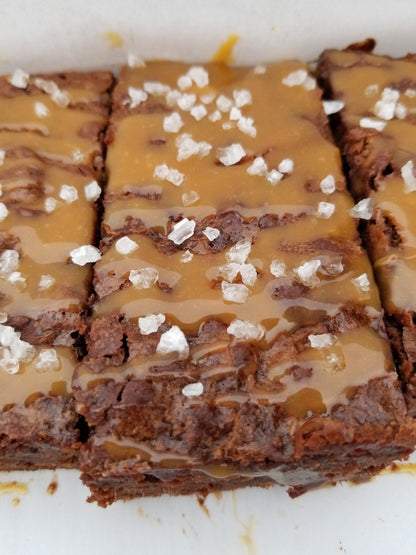 Salted Caramel Brownies - Crex